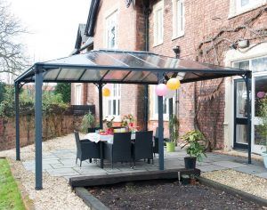 Rectangular Gazebo, Carport Aluminium, Polycarbonate Roof Panels, Outdoor Gathering Space, Patio Pergola, Polycarbonate Panels, Garden Gazebo, Patio Gazebo, Pergola Patio