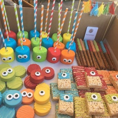 Monster Party Ideas, Monster First Birthday, Little Monster Party, Little Monster Birthday, Monster 1st Birthdays, Monster Inc Birthday, Fest Temaer, Boys First Birthday Party Ideas, Monster Birthday Parties