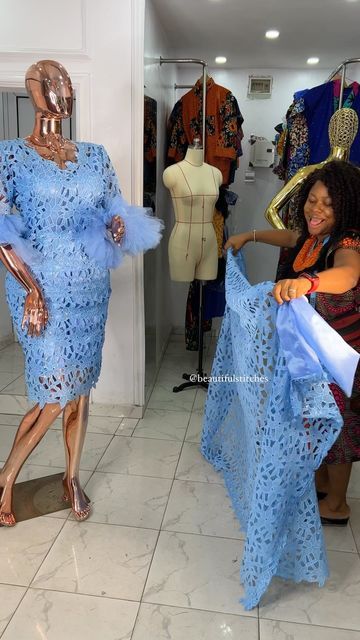 Xclusive Fashions on Instagram: "Because she ordered it in Blue 🥰🥰💙 2pcs set @beautifulstitches of course 📌 ——————- KINDLY SUBSCRIBE TO OUR YouTube channel (Damilola Sodiya) or link in bio @beautifulstitches of course 📌 . . . Kindly visit our WEBSITE (link in bio) www.xclusivebeautifulstitches.com BACK UP PAGE @xclusivebeautifulstitches —————————- For Enquiries, Send a Dm or WhatsApp +2347033181314 ————————— Visit Our Store 41, tinubu road directly opposite ebenfem filling station ita Eko A Trendy Modest Dresses, Lace Asoebi Styles, Asoebi Lace Styles, Ankara Dress Designs, Modest Dresses Fashion, African Lace Styles, 2piece Outfits, African Skirts, Lace Gown Styles