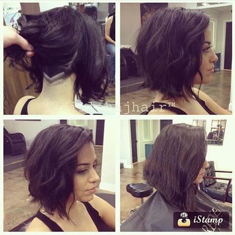 Long Wavy Bob With Shaved Nape Undercut By @dillahajhair #UCFeed #Undercut… Lob With Undercut, Shaved Nape Undercut, Long Wavy Bob, Wavy Bob Long, Undercut Hairstyles Women, Trendy Bob, Purple Lotus, Trendy Bob Hairstyles, Nape Undercut