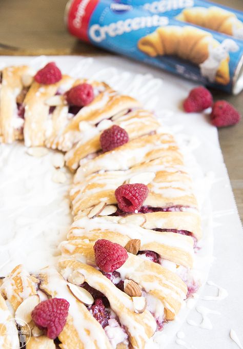 Raspberry Cream Cheese Crescent Ring – Like Mother, Like Daughter Danish Ring, Raspberry Cream Cheese Danish, Croissant Roll, Raspberry Cream Cheese, Cream Cheese Crescent Rolls, Cream Cheese Danish, Crescent Ring, Raspberry Cream, Raspberry Preserves