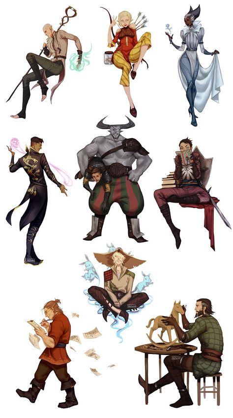 DAI characters by Nipuni (Solas, Sera, Vivienne, Dorian, Iron Bull & Krem, Cassandra, Varric, Cole and Blackwall) Dragon Age Companions, Dragon Age Inquisition Companions, Dorian And Iron Bull, Dragon Age Blackwall Fanart, Dai Blackwall, Varric X Cassandra, Iron Bull X Dorian, Dorian X Iron Bull, Dorian Dragon Age Inquisition