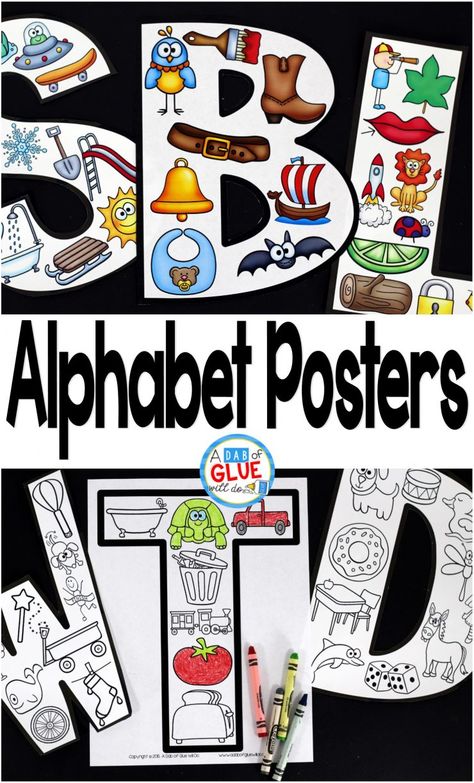 Alphatales Activities, Alphabet Introduction Preschool, Things That Start With The Letter A, Alphabet Pictures Letter Art, Love Alphabet, Alphabet Posters, Abc Activities, Alphabet Charts, Preschool Literacy