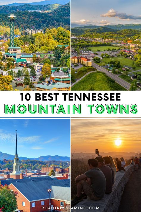 From charming shops to thrilling outdoor adventures, this ultimate guide unveils the 10 best mountain towns in Tennessee. What To Do In Tennessee, Tennessee Mountains, Mountains Tennessee, Cumberland Gap, Tennessee Travel, Lookout Mountain, Gorgeous Scenery, Appalachian Mountains, Smoky Mountain National Park