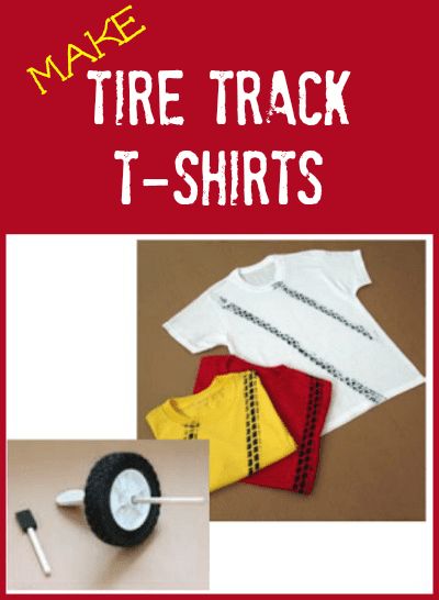 Disney Cars Craft Project - Make Tire Track T-Shirts! - Thrifty Jinxy Cars Craft, Hot Wheels Themed Birthday Party, Diy Tire, Cars (disney) Party, Disney Cars Party, Hot Wheels Party, Hot Wheels Birthday, Disney Cars Birthday, Cars Birthday Party Disney