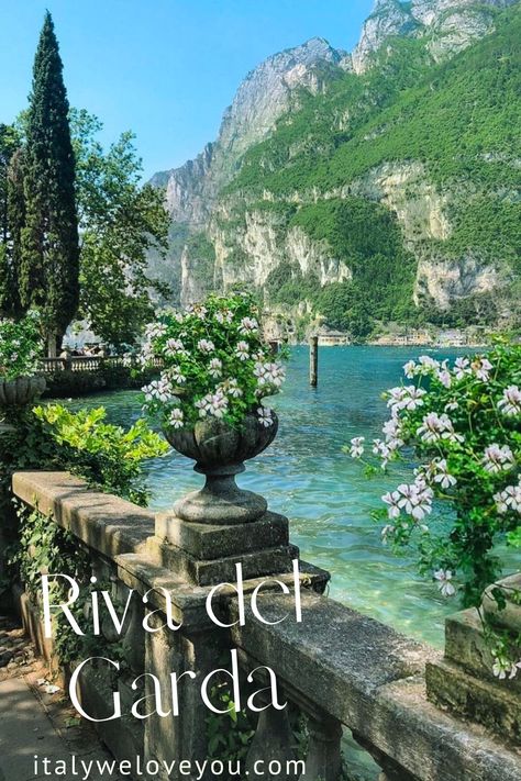 Photoshoot In Italy, Lake Garda Italy Things To Do, Lake Garda Aesthetic, Arco Italy, Lake Garda Italy, Garda Lake, Lake Garden, Garda Italy, Riva Del Garda