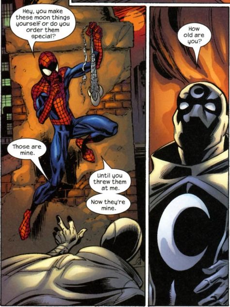 Spiderman forever 13 Ultimate Spider Man, Funny Marvel Memes, Online Comics, Ultimate Spiderman, Dc Memes, The Spider, Marvel Jokes, Moon Knight, Comic Page