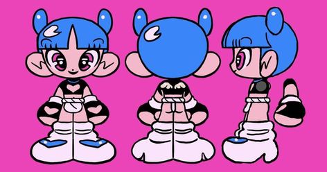 Y2k Character Design, Y2k Characters, Character Design Cute, Y2k Art, 캐릭터 드로잉, Funky Art, Cartoon Art Styles, Art Toy, Pretty Art