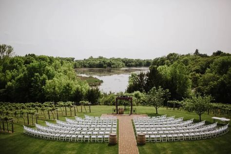 20 Scenic Winery Wedding Venues Across the Country Zorvino Vineyard, Vineyard Wedding Venues, Winery Wedding Venues, Deer Garden, Wedding Ceremony Setup, Winery Wedding Venue, Vineyard Wedding Venue, Brooklyn Winery, Elegant Wedding Venues