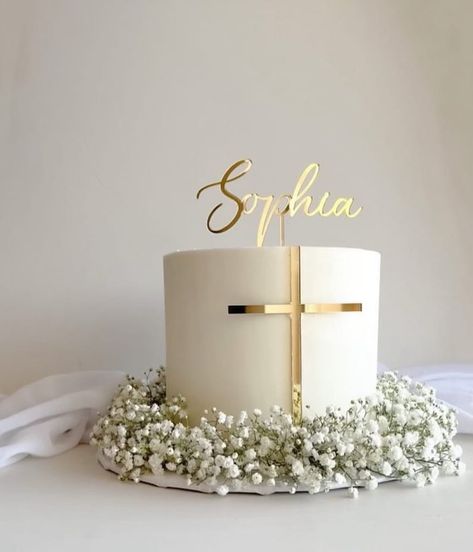 Cross Cake Topper Minimalistic Cake Topper Baptism Cake Topper Communion Cake Topper - Etsy Brasil Minimalistic Cake, Bautizo Ideas Decoracion, Bautizo Ideas Girl, Comunion Cake, Cross Cake Topper, Baptism Cake Topper, Cross Cake, Communion Cake Topper, Confirmation Party