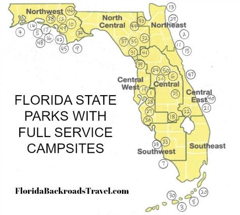 Camping in Florida: Thousands of Great Places You Can Camp Camping In Florida, Rv Parks In Florida, Florida Campgrounds, Best Rv Parks, Rv Resorts, Rv Trips, State Park Camping, Rv Destination, Florida Camping