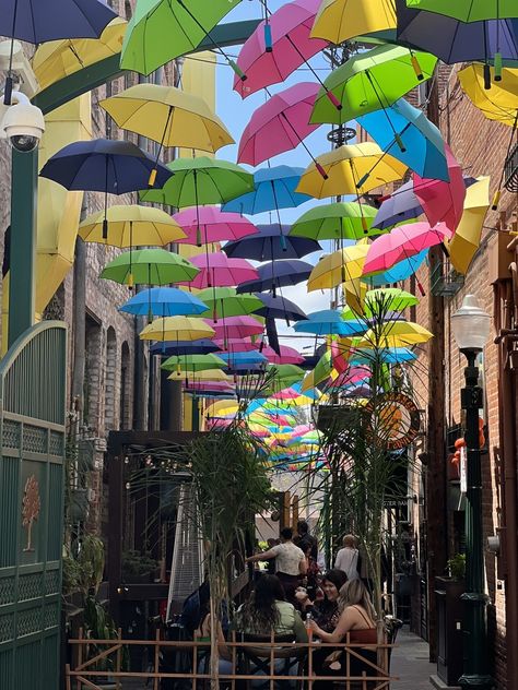 Umbrella Alley, Times Square, Umbrella, Road, Square, Travel