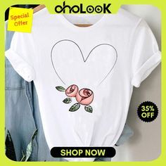 T-shirt design ideas for women Trendy Summer Fits, 90s Clothes, Preppy Women, Summer Tshirt, Top Clothes, Womens Fashion Jeans, 90s Outfit, Sleeve Fashion, Ladies T Shirt