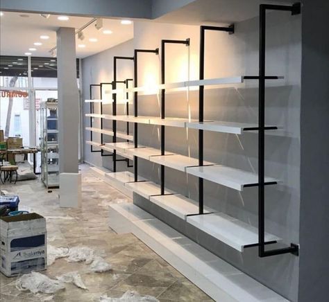 Modern Store Interiors, Pharmacy Decor, Shoe Store Design, Store Shelves Design, Grocery Store Design, Retail Store Interior Design, Clothing Store Interior, Retail Interior Design, Store Design Boutique