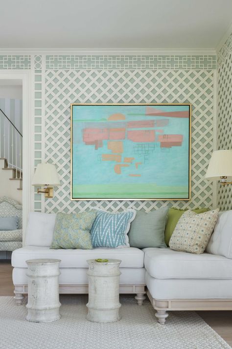 Kemble Interiors, Lacquered Furniture, Palm Beach Decor, Hangout Room, Instagram Pattern, Palm Beach Style, Beach Interior, Florida Style, Living Room Decor Inspiration