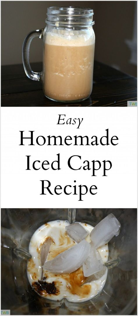 Homemade Iced Capp Recipe - The Write Balance Ice Cap Recipe, Iced Capp Recipe, Iced Cap, Iced Cappuccino Recipe, Cappuccino Recipe, Homemade Iced Coffee, Iced Cappuccino, Ice Cap, Delicious Drink Recipes