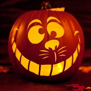 Cheshire Cat Pumpkin, Disney Pumpkin Carving Templates, Cat Pumpkin Carving, Disney Pumpkin Carving, Pumkin Carving, Creative Pumpkin Carving, Disney Pumpkin, Pumpkin Carving Designs, Halloween Pumpkin Designs