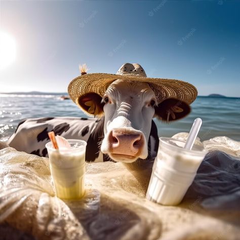 Cow With Sunglasses, Farmers Tan, Cow Photos, Dairy Farm, Cow Painting, Wearing Sunglasses, Belly Laughs, Dairy Farms, Fitness Inspiration Body