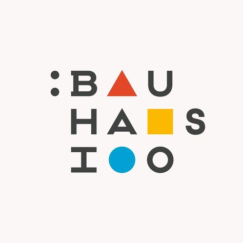 Gallery of re:design Celebrates Bauhaus 100 with Illustrated Posters - 3 Bauhaus Logo Inspired, Color Block Graphic Design, Bauhaus Logo Design, Bauhaus Type, Art Gallery Logo Design, Gallery Logo Design, Bauhaus Illustration, Bauhaus Design Poster, Art Gallery Logo