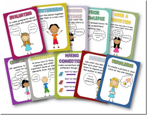 Reading comprehension strategy posters - free and easy to print. These will look great in your classroom. Work on reading and keep moving forward. Reading Comprehension Strategies Posters, Story Elements Posters, Comprehension Strategy Posters, Reading Posters, Reading Comprehension Strategies, 3rd Grade Reading, Comprehension Strategies, 2nd Grade Reading, Story Elements