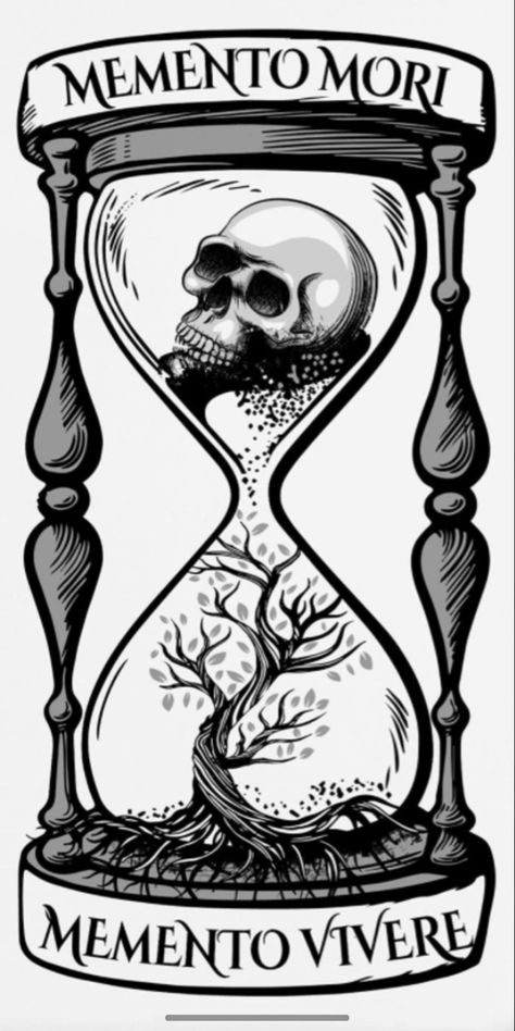 Hellraiser Box Tattoo, Reaper Hourglass Tattoo, Hourglass Chest Tattoo, Memento Mori Tattoo Design, Hourglass Tattoo Men, Momento Mori Tattoo, Memento Mori Tattoo Ideas, Military Sleeve Tattoo, Hourglass Drawing