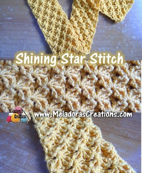 Shining Star crochet Stitch - free crochet pattern #crochet #crocheting #freecrochetpattern #crochetpattern #crochettutorial #meladorascreations #instacrochet #crochetaddict #crochetlove #yarn #yarnaddict #crochetersofinstagram #crocheted #yarnlove #haken #crochetgirlgang #crochetstitch #crochettutorial #crochetvideo #crochetlove #meladorascreations #yarnlover #virka #crochetgeek #craft #crochetinspiration #crochetblanket #crochetlife #grannysquare #ravelry Star Crochet Stitch, Star Crochet, Crochet Geek, Free Scarf, Crochet Tutorials, Scarf Crochet Pattern, Crochet Stitches Tutorial, Crochet Stuff, Crochet Stitches Patterns