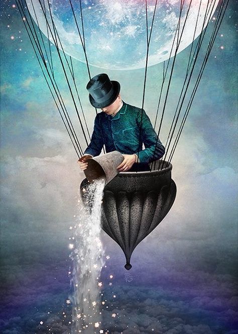 Christian Schloe, Sky Poster, Ephemeral Art, Surreal Artwork, Painting People, Surrealism Painting, Magical Art, Art Station, Pop Surrealism