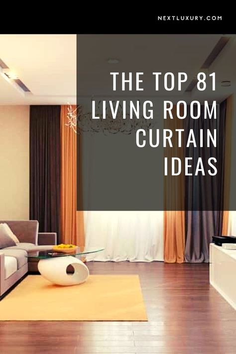 There are a ton of living room curtain ideas that don’t have to include the traditional styles you may have seen growing up. If you are a traditionalist, we will discuss options for you, but we will also explore modern techniques for installing window treatments in your living room. #nextluxury #livingroom #livingroomcurtains #livingroomdesign #livingroomcurtainideas Living Room Curtains Ideas Modern 2023, Privacy Curtain Ideas Living Room, Curtains Living Room Ideas Home Decor, Curtains Living Room Modern Home Decor, Living Room Drapes Ideas Drapery, Modern Drapes Living Room, Curtain Ideas For Living Room Elegant, Contemporary Living Room Curtains, 3 Window Curtain Ideas Living Rooms