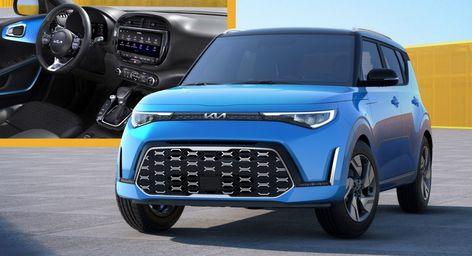 The Kia Soul received a facelift for 2023 MY, bringing a simplified lineup and more tech. 2023 Kia Soul, Duo Tone, Cargo Cover, Kia Soul, My Dream Car, Audio System, New Cars, Dream Cars, Cars