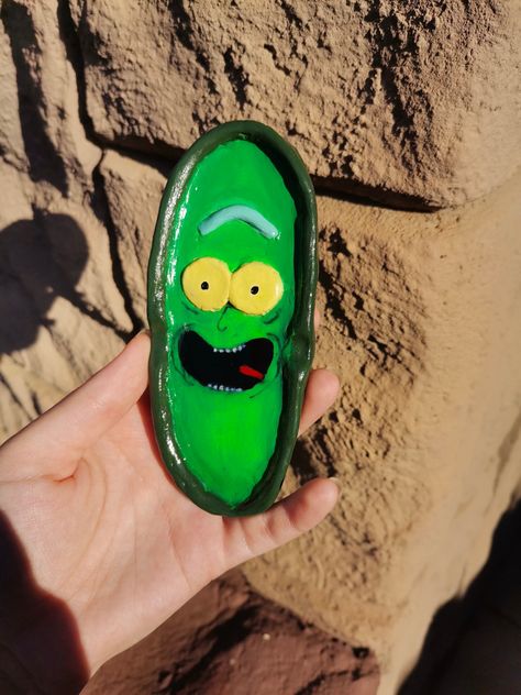 Pickle Rick, Clay Art, Pickles, Electronic Products, Art