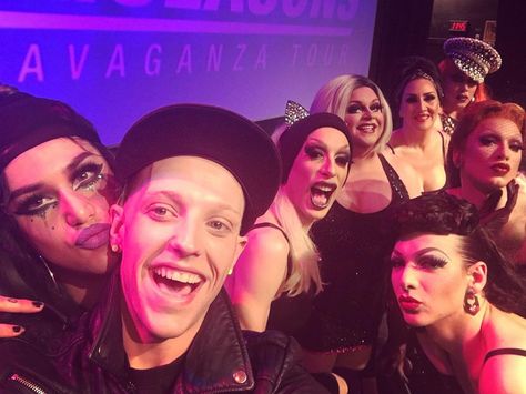 I love my sisters!! @rupaulbots was SICKENING!! @rupaulsdragrace @violetchachki @adoredelano @michellevisage @theonlyalaska5000 @gingerminj @phiphiohara @missfamenyc by laganjaestranja Adore Delano Makeup, Laganja Estranja, Blanche Devereaux, Sharon Needles, Violet Chachki, Rupaul Drag Queen, Adore Delano, Love My Sister, Drag Makeup