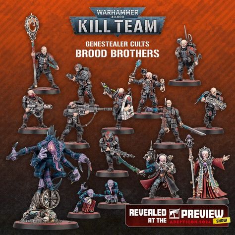 Warhammer Kill Team, Crossover Ships, Tyranid Hive, Genestealer Cult, Alpha Legion, 40k Warhammer, 40k Models, Warhammer 40k Figures, Model Painting