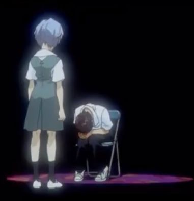 Shinji Evangelion, A Chair, An Anime, The World, Anime, Art