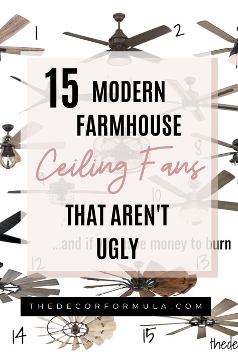 Cottage Ceiling Fans With Lights, Modern Farmhouse Ceiling Fans, Farmhouse Ceiling Fans, Farmhouse Style Ceiling Fan, Modern Farmhouse Ceiling, Dining Room Ceiling Fan, Living Room Fans, Fan Light Fixtures, Bedroom Fan