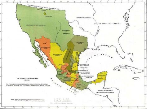 Mexican History, History Subject, Old Mexico, Mexico Map, Switched At Birth, History Curriculum, Geography Lessons, New Spain, Texas Map