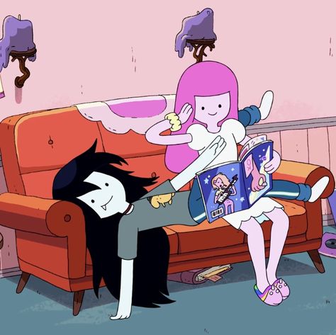 Crying Blood, Bubblegum Marceline, Marceline X Bubblegum, Marceline And Bubblegum, Princess Bubblegum, Me And Who, Married Couple, Adventure Time, I Know