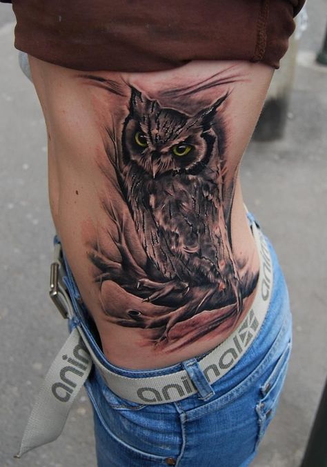 evil owl tattoos - Google Search Owl Side Tattoo, Evil Owl Tattoo, Evil Owl, Owl Tattoo Ideas, Scary Owl, Owl Tattoo Meaning, Tattoo Side, Side Tattoos Women, Owl Tattoo Drawings