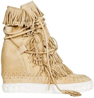 Suede Fringed Sneakers Fringe Sneakers, Suede Fringe, Bucket Bag, Combat Boots, Boots, Sneakers