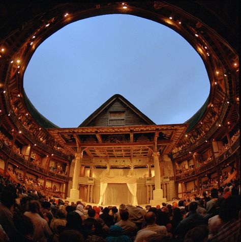 Shakespeare’s Globe Theatre in London _ Inside the Globe Theatre at night. Photo courtesy of the Globe Theatre’s press library London Culture, Globe Theatre, Open Air Theater, Shakespeare In Love, Globe Theater, London Guide, London Attractions, Life Energy, Billy Boy