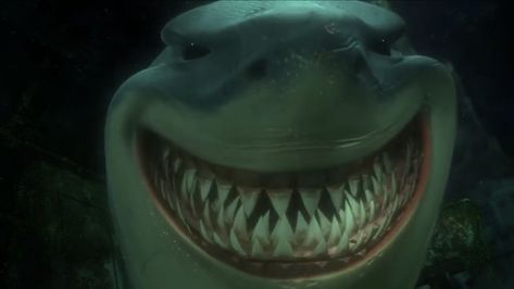 Nemo Bruce, Nemo And Dory, Creepy Aesthetic, Finding Nemo 2003, Army Humor, Evil Villains, Media Arts, Film Disney, Mass Media