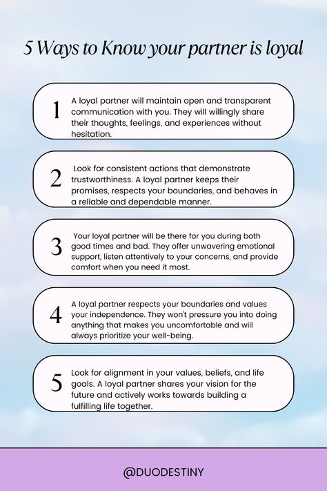 "Curious about your partner's loyalty? 🤔 Dive into our guide to uncover the telltale signs of true commitment and trust in your relationship! From consistent communication to shared values, learn how to recognize a loyal partner. #LoyalPartner #TrustworthyLove #RelationshipGoals #SignsOfCommitment #HealthyRelationships" Loyalty In Relationship, How To Be Loyal, Loyalty Definition, Loyal Partner, Questions To Ask Your Boyfriend, Attachment Styles, After Marriage, Love Advice, 2024 Vision