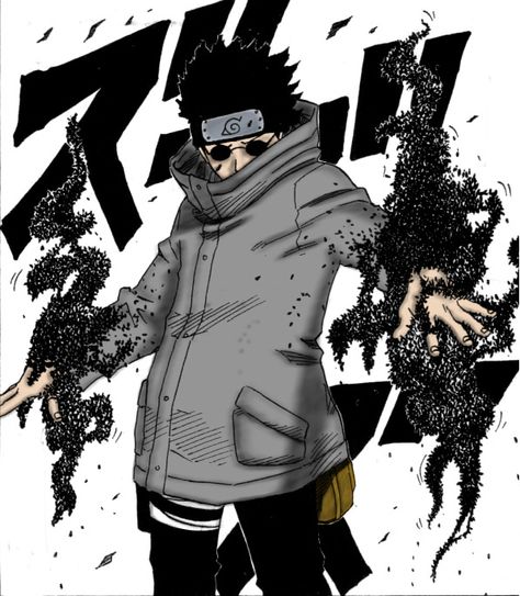 Aburame Shino. He's such a badass Shibi Aburame, Aburame Clan, Team 8 Naruto, Team Kurenai, Shino Aburame, Team 8, Naruto Images, Naruto Drawings, Kushina Uzumaki