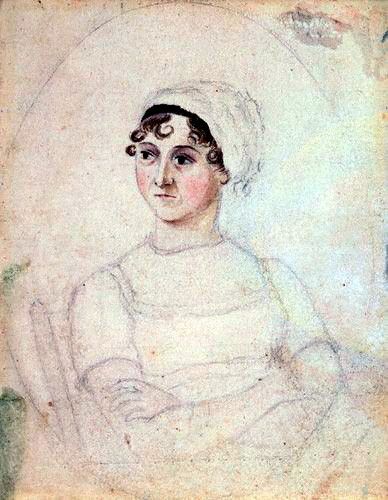 Jane Austen - portrait of Jane Austen by her sister, Cassandra Austen Jane Austen Portrait, Emma Woodhouse, Romantic Fiction, Jane Austen Novels, Mansfield Park, Jane Austin, Anne Rice, Lord Byron, Jane Austen Books