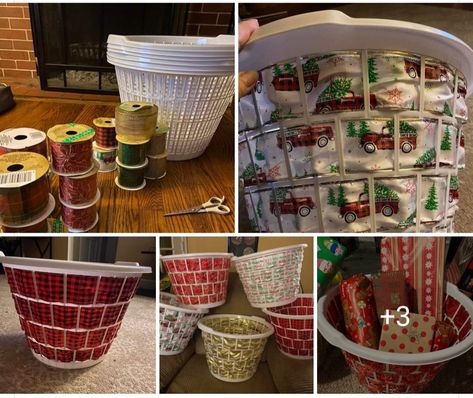 Chinese Gift Exchange, Diy Christmas Baskets, Dollar Tree Baskets, Cheap Snack, Diy Laundry Basket, Laundry Gifts, Christmas App Icons Instagram, Christmas Diy Gifts, Christmas Basket