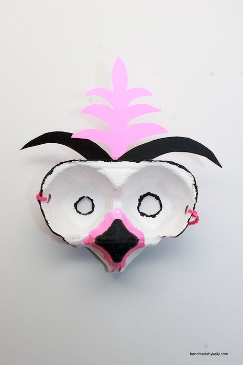 DIY Egg Carton Masks | Handmade by Kelly Mascaras Aesthetic, Mask Crafts For Kids, Diy Egg Carton, Egg Cartoon, Unbelievable Nature, Masks Crafts, Craft Paint, Egg Carton, Construction Paper