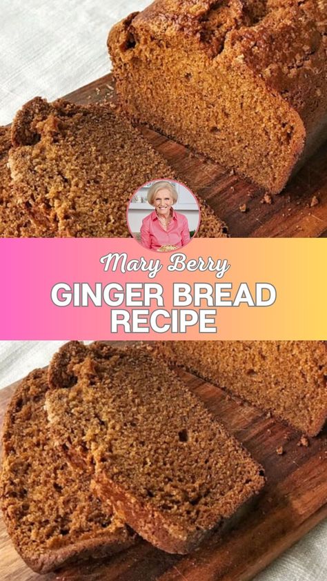 Mary Berry Ginger Bread​ Recipe Mary Berry Christmas Recipes, Mary Berry Desserts, Mary Berry Christmas, Mary Berry Recipes, Berry Desserts, Berry Dessert Recipes, Mary Berry Recipe, Berry Recipes, Gingerbread Recipe