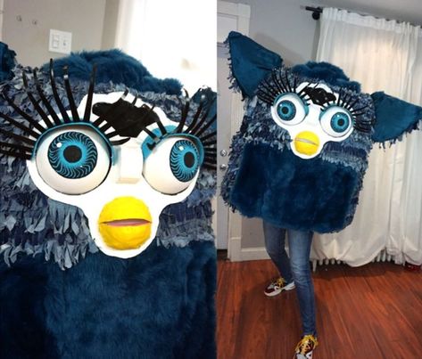 15 Unnecessary Inventions That Made Us Ask, “Why?” Diy Furby Costume, Furby Halloween Costume, Unnecessary Inventions, Cursed Furby, Ideas Carnaval, Funny Inventions, Boo Bash, Hallowen Ideas, Thrift Store Crafts