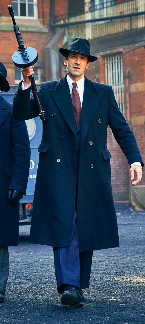 Luca Changretta, Adrien Brody, Tv Episodes, Peaky Blinders, Double Breasted Suit Jacket, Movies Showing, Trench Coat, Suit Jacket, Character Design