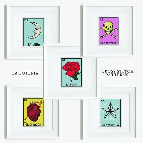 Stitch Cards, Small Cross Stitch, Digital Patterns, Quick Stitch, Mini Cross, Mini Cross Stitch, Cadeau Diy, Traditional Mexican, Cross Stitch Cards