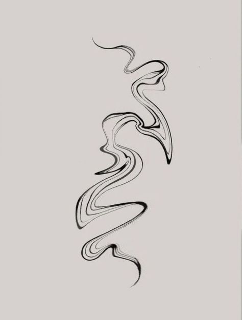 Swirly Tattoo, Abstract Tattoo Ideas, Lizard Tattoo, Surreal Tattoo, Elements Tattoo, Sharpie Tattoos, White Ink Tattoo, Tattoo Inspiration Men, Creepy Tattoos